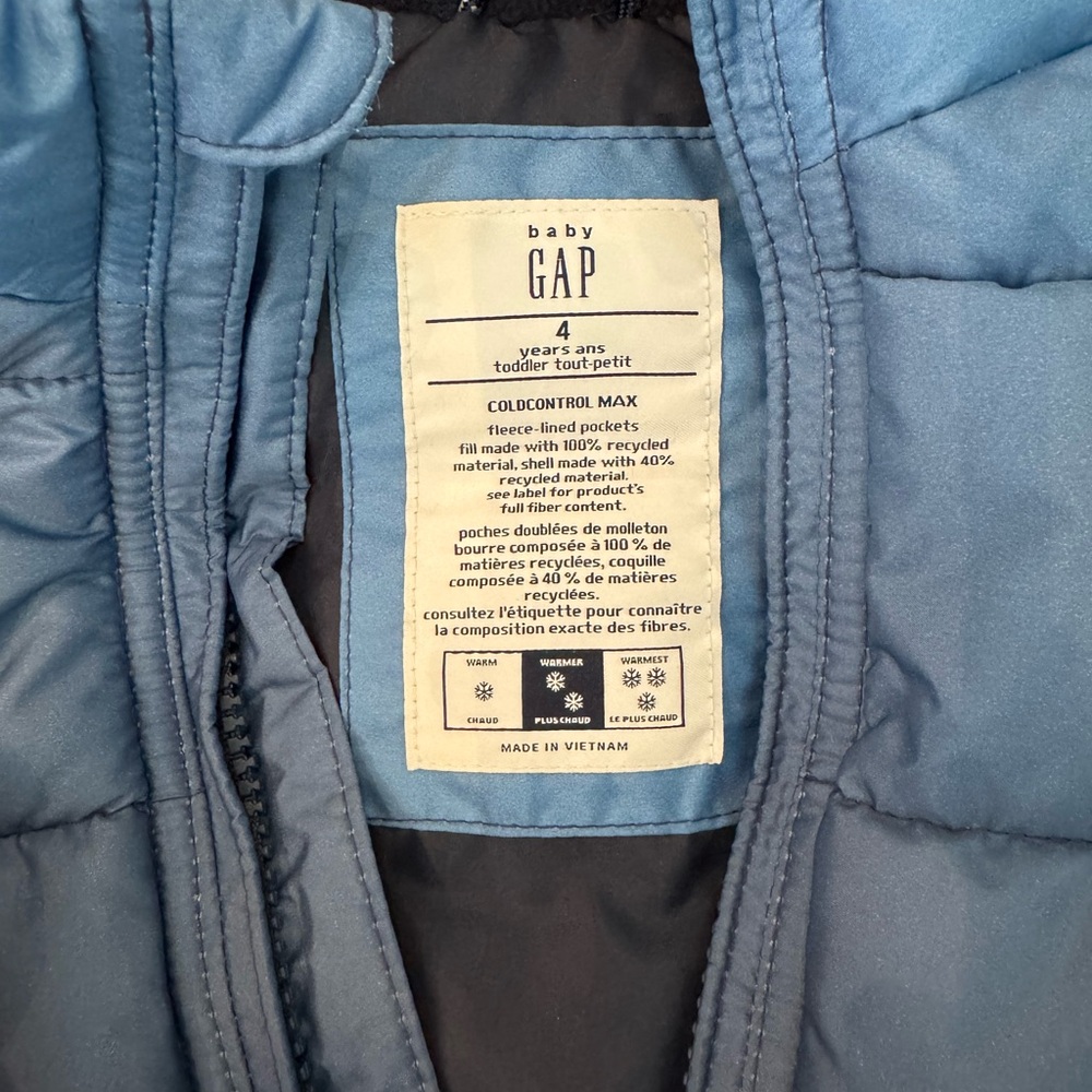 $7 with minimum $20 purchase. GAP Kids Puffer vest
